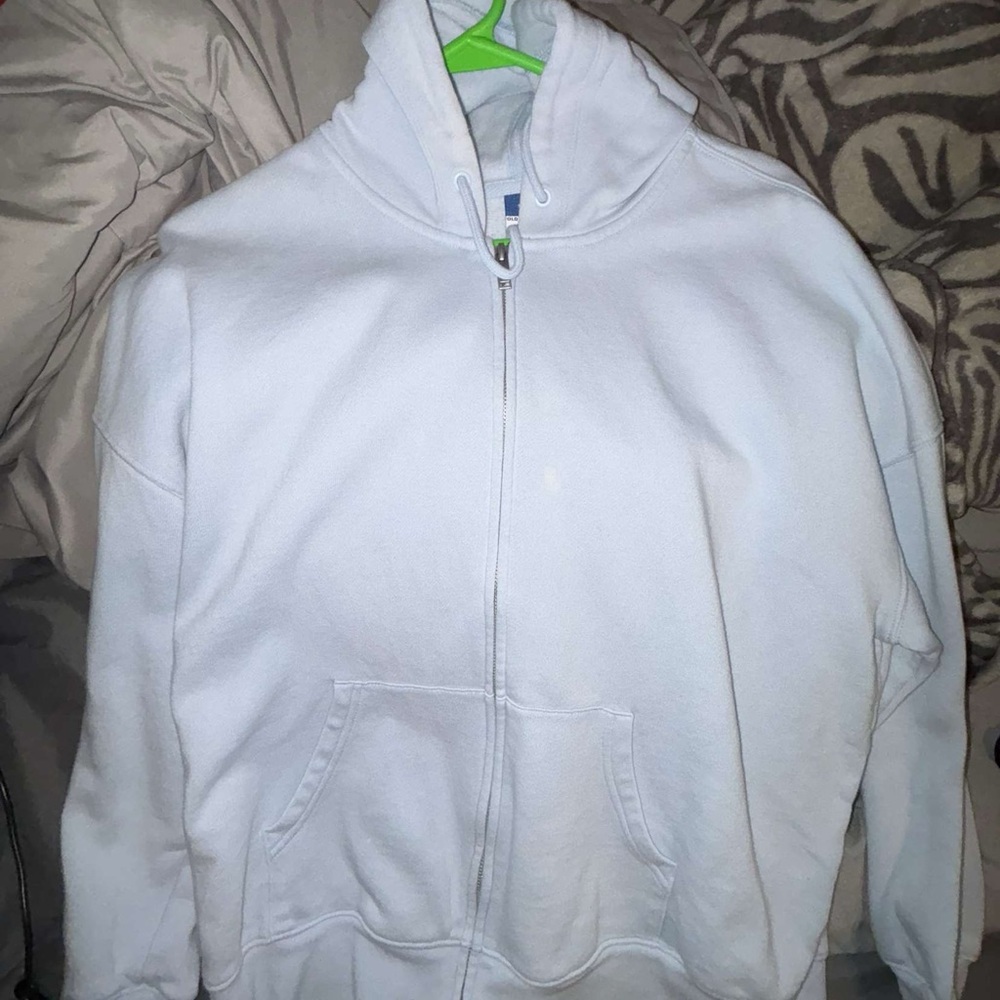 Old navy White Zip-Up Hoodie